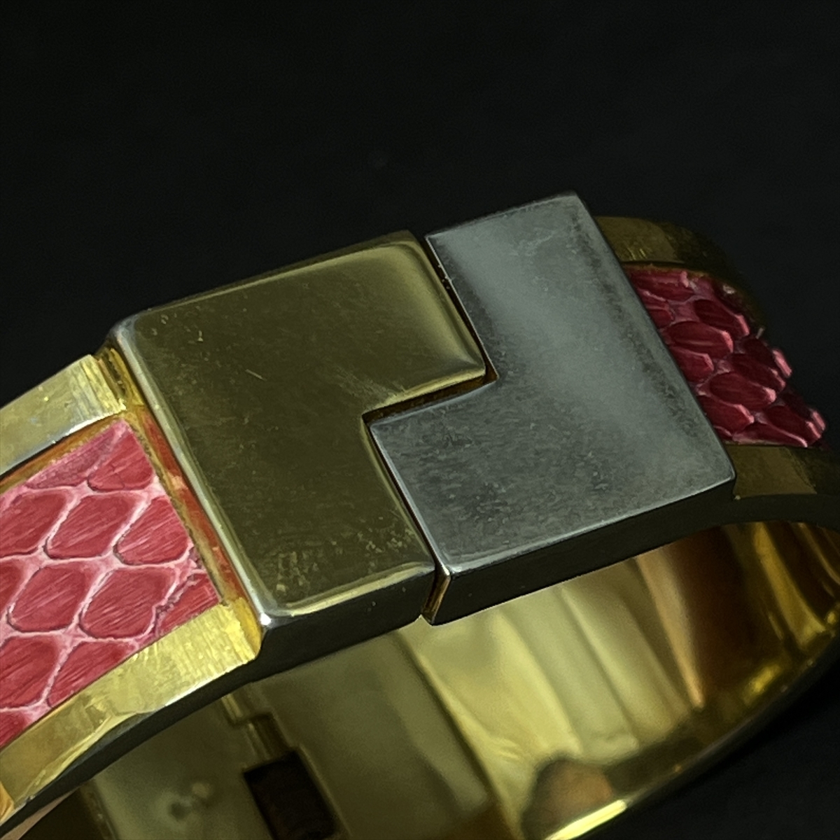 LOEWE◇ロエベ ヴィンテージ ブレスレット ゴールド パール 蕾 チェーン