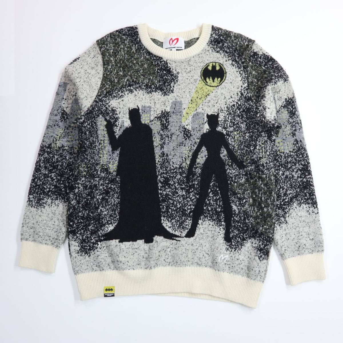 2020年モデル！マスターバニーエディション×BATMAN★長袖ニットセーター/メンズ/サイズ4(M)