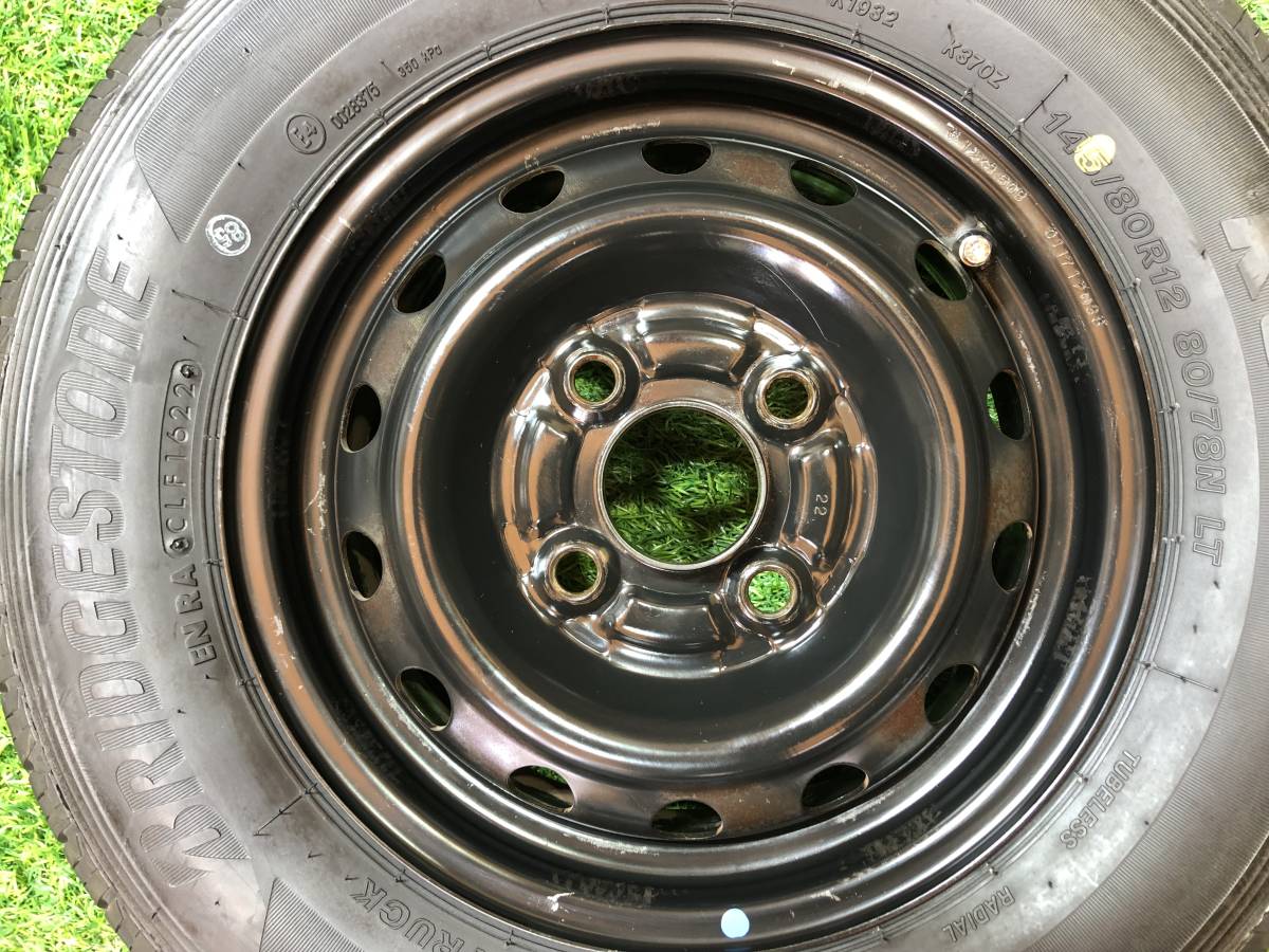 ミツビシ純正 12inch 3.5j × 145R12 6PR 8PR LT PCD100 4穴 ミニキャブ 