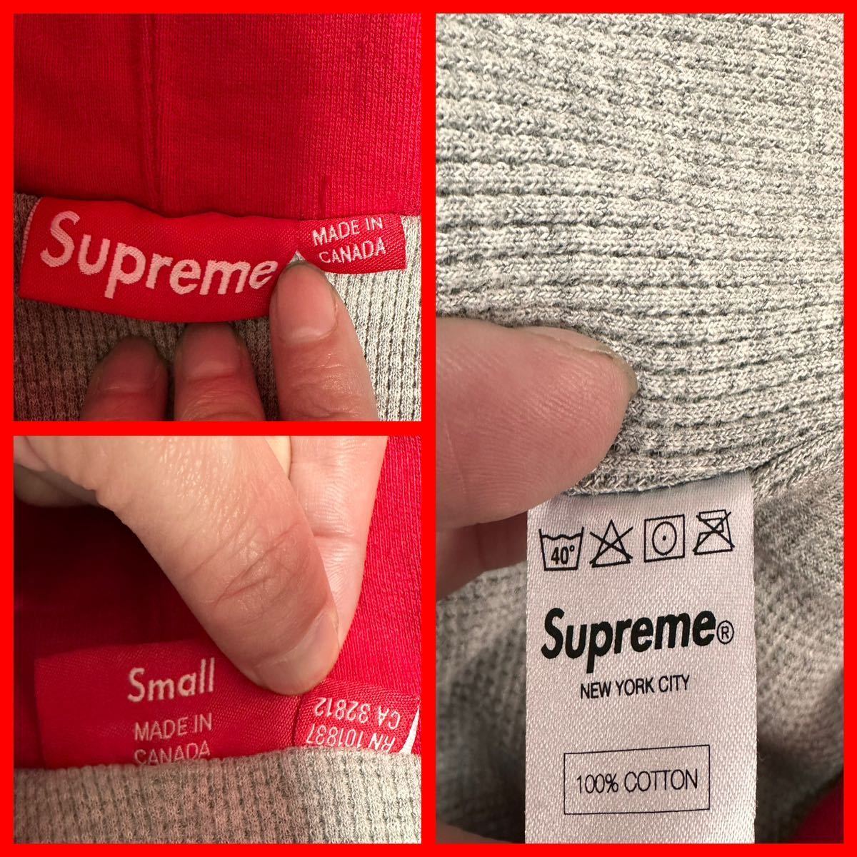 ☆名作☆超激レア☆Supreme アーチロゴ サーマルジップアップパーカー 