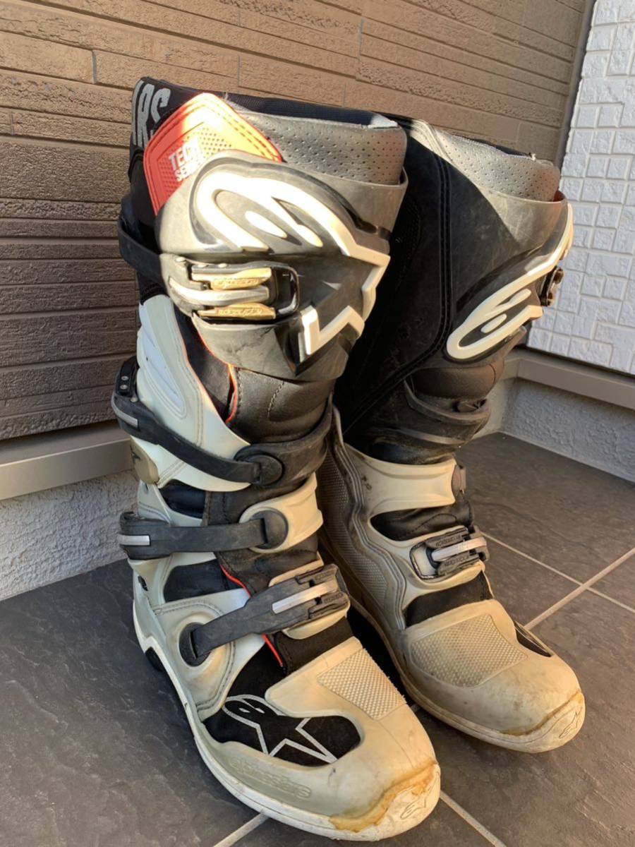 モトクロスブーツ アルパインスターズ TECH 7 yz125 crf250r kx250 アルパインスターズ 0 &frasl; パープル ブラック ＼全品1500円ｸｰﾎﾝ☆7&frasl;27（月)限定／ALPINESTARS