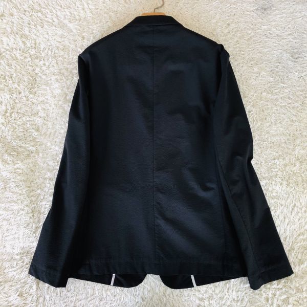 ザラ『美スタイル』ZARA スーツ セットアップ シアサッカー L ブラック