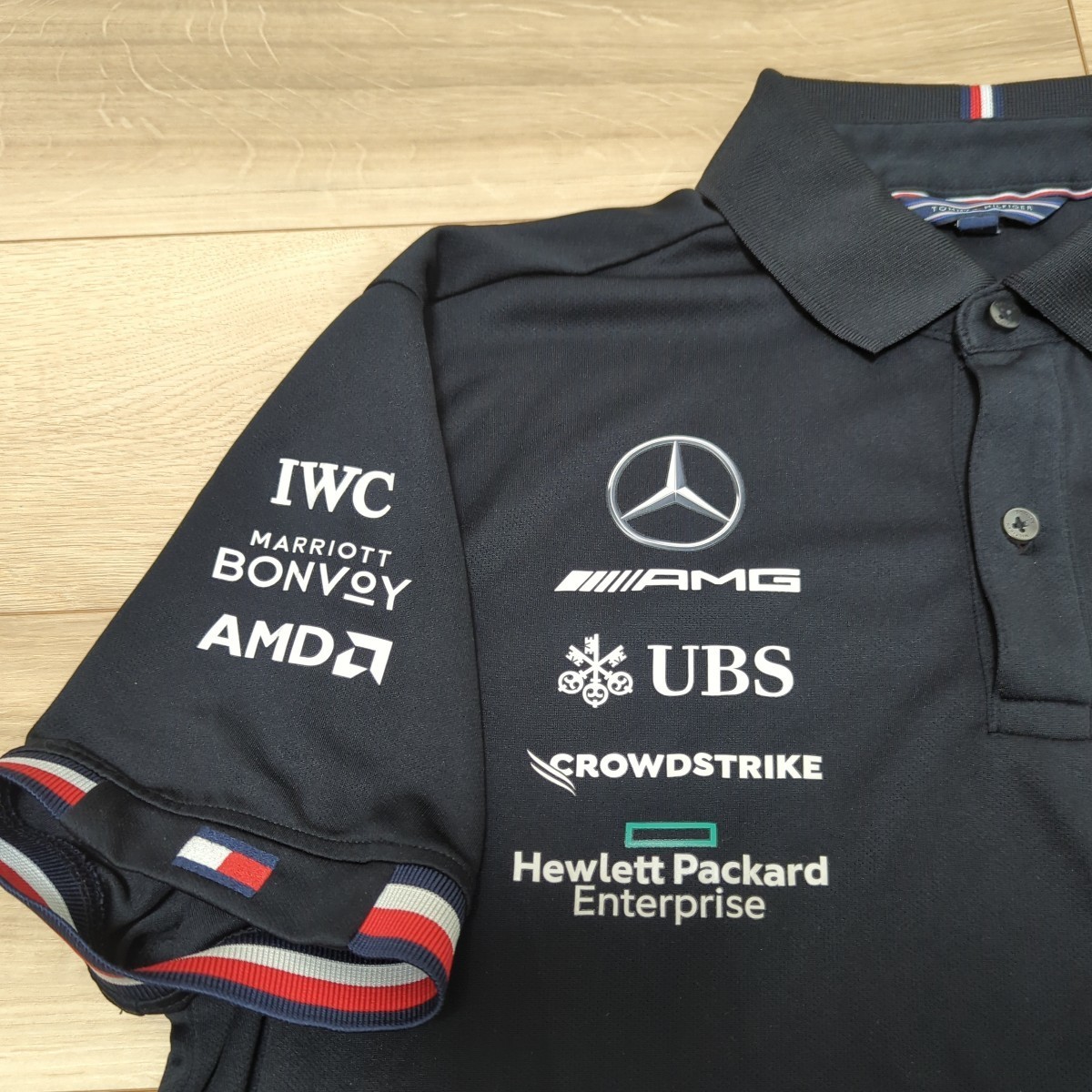 【非売品】 2024 メルセデスAMG F1 支給品 ポロシャツ トミーヒルフィガー ほぼ新品★ラッセル ハミルトン 日本GP メルセデスAMG ポロシャツ F1 2024チーム支給品 2024チーム 0