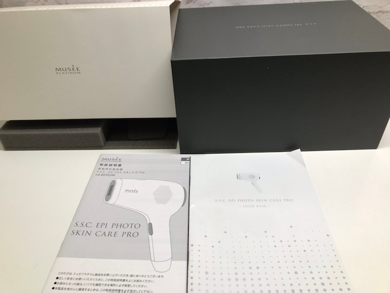 新品未使用品]s.s.cエビフォト ミュゼプラチナ家庭用光美容器 ミュゼ
