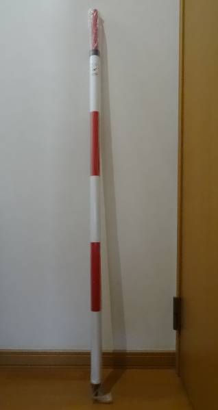 フリーポール 2m 2段伸縮式★5本セット 新品未使用訳あり★測量