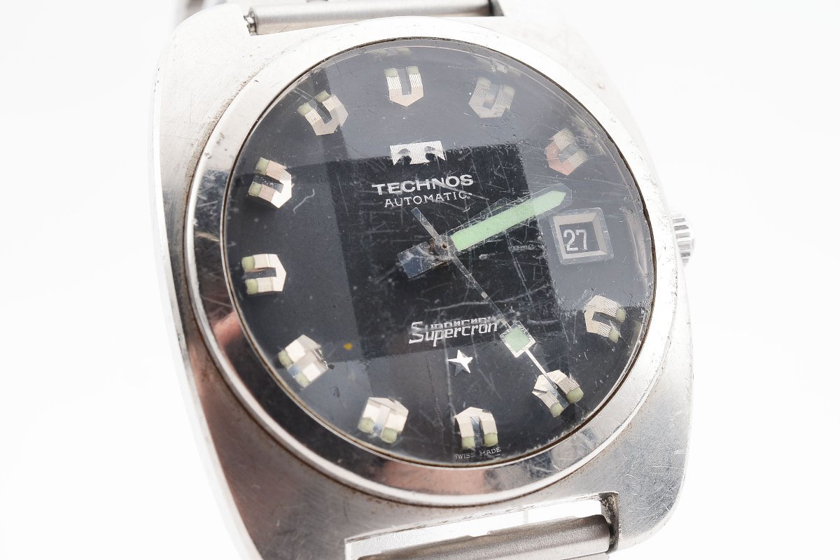 テクノス スーパークロン TECHNOS Supercron カットガラス 自動 テクノス スーパークロン TECHNOS Supercron カットガラス 自動