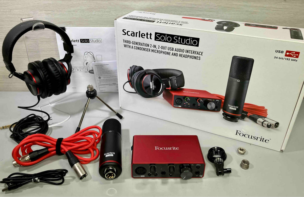 DTM/DAW Focusrite scarlett solo 3rd Gen【新品】