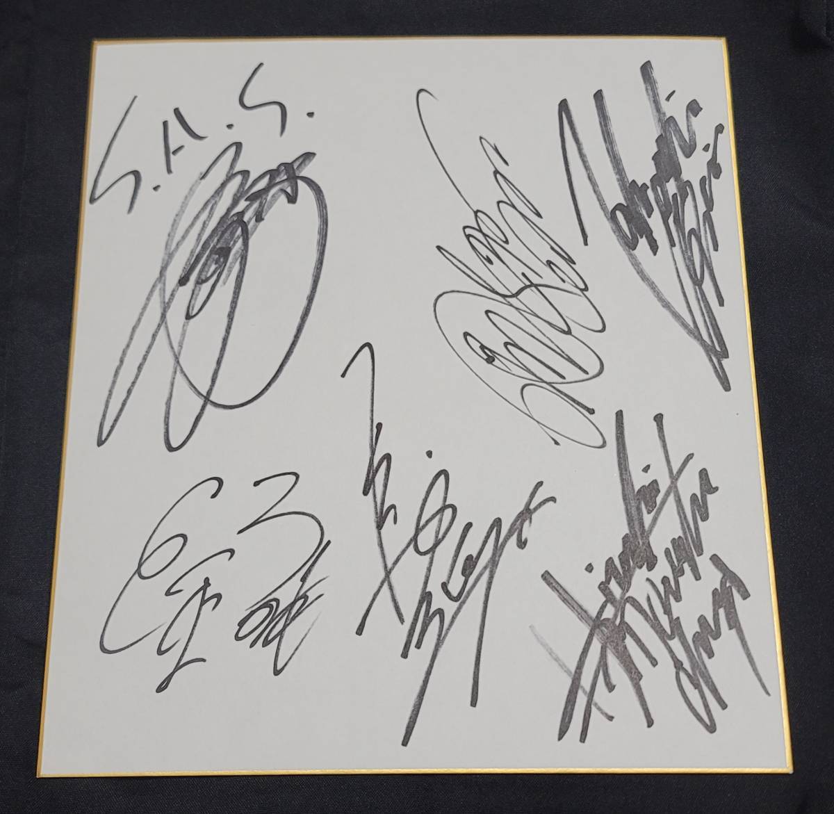 貴重！！サザンオールスターズ 直筆サイン色紙（桑田佳祐 原由子 他