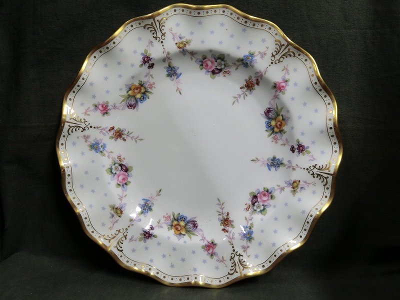 A3058 ロイヤルクラウンダービー アントワネット プレート 約26cm径