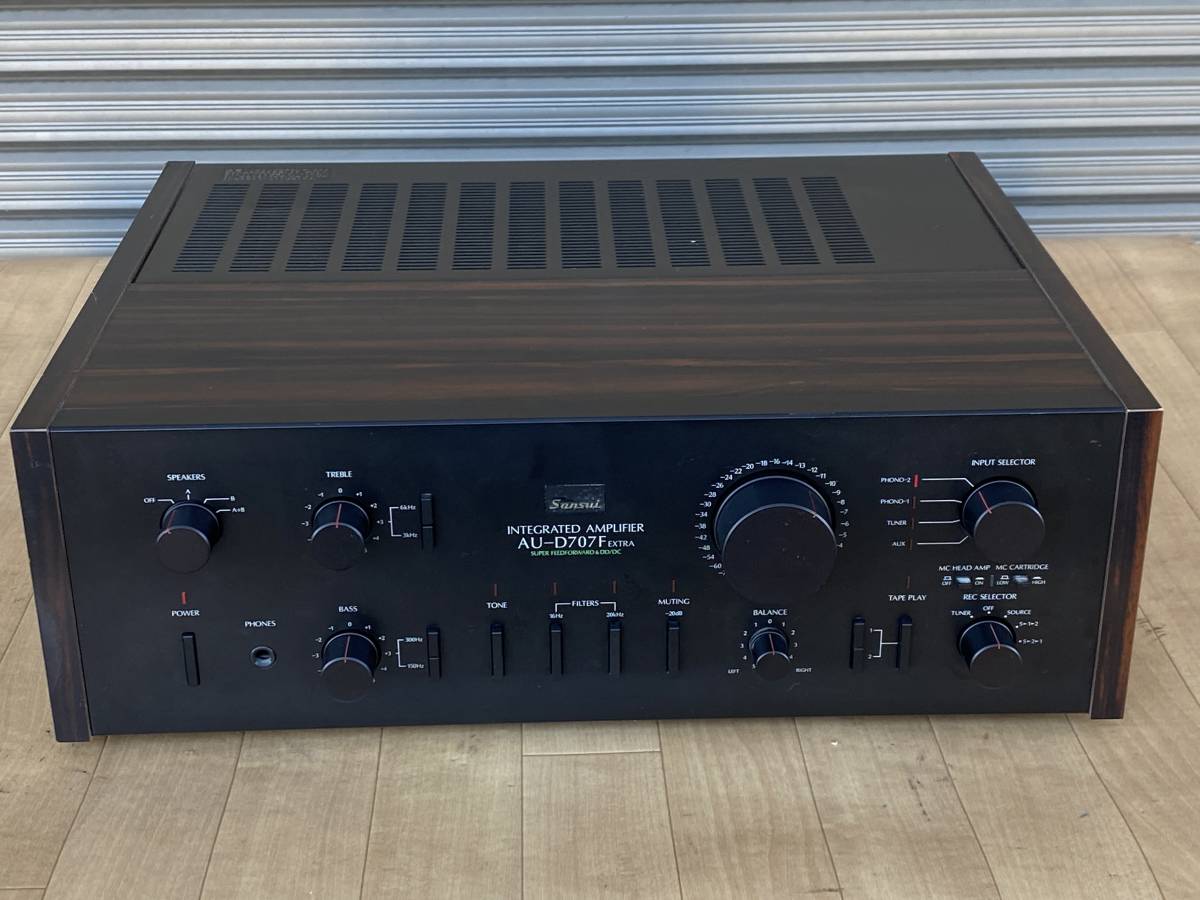 程度良 SANSUI サンスイ プリメインアンプ AU-D707F EXTRA AU-D707F