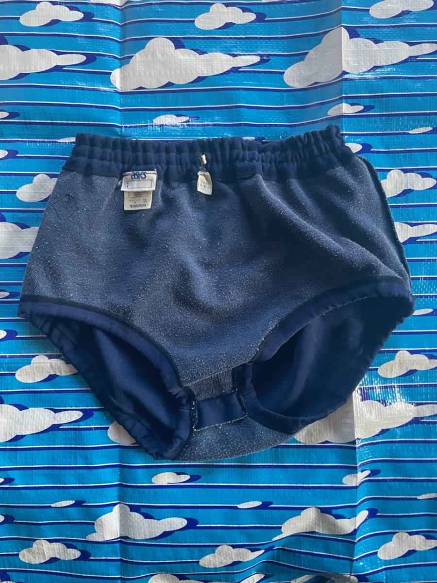 アシックスジェレンク U-7718ナイロン ブルマー M スパニッシュブルー