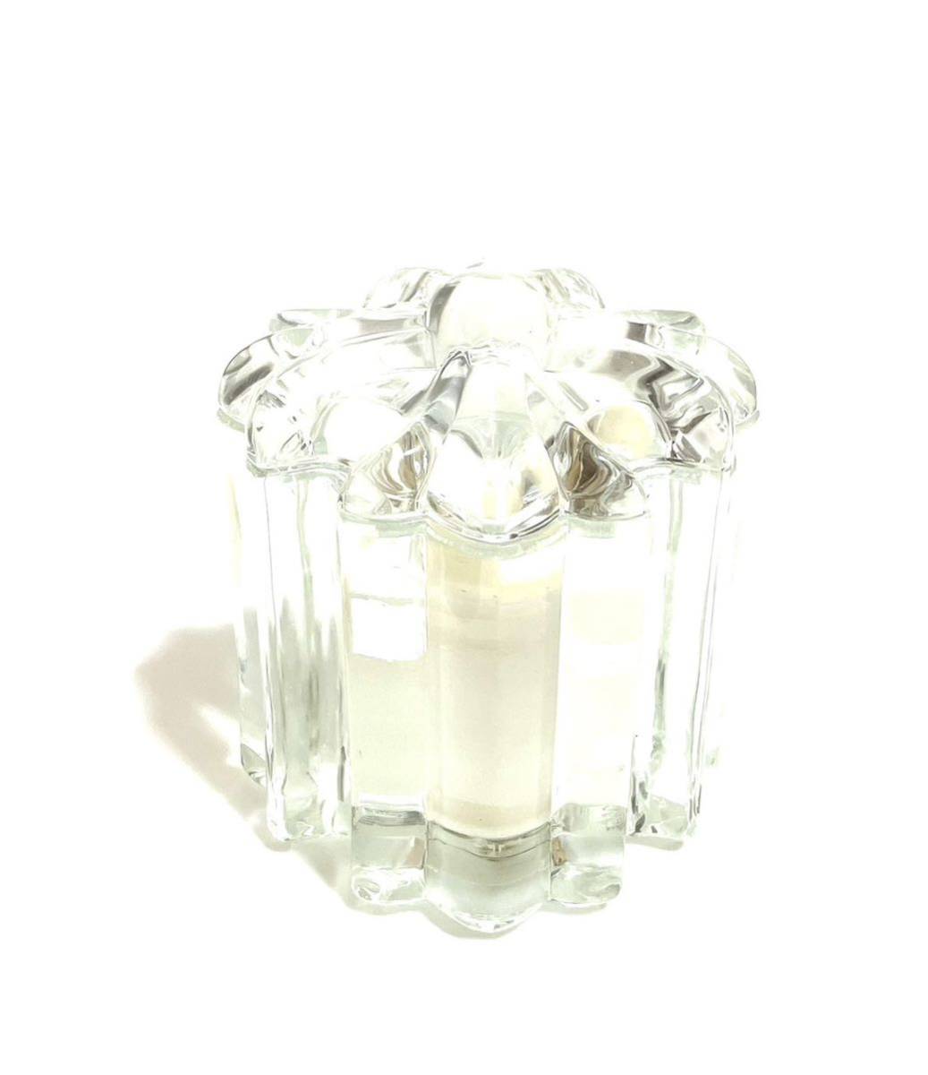 １円スタート！CHROME HEARTS クロムハーツ クリスタルキャンドルケース アロマキャンドル 220g #22