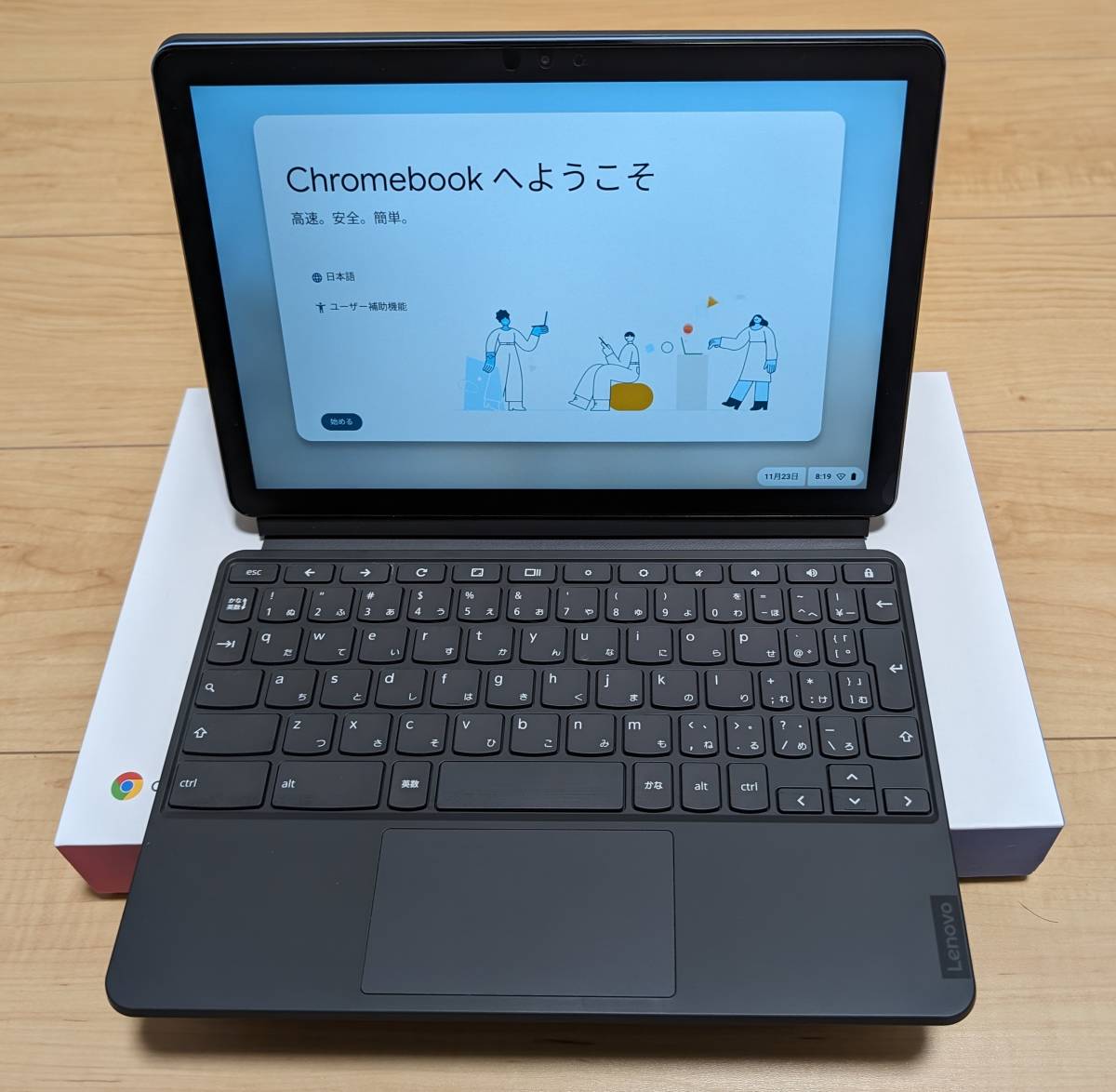 Chromebook Duet Lenovo IdeaPad 2-in-1 UK - 0 1 128GB Laptop RAM 