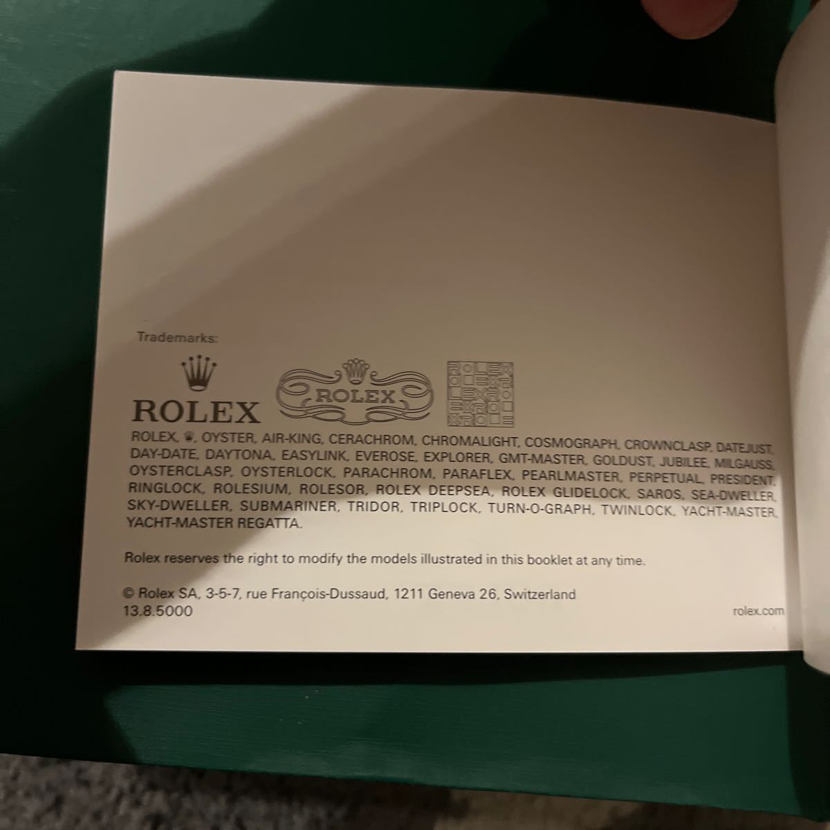 ロレックス ROLEX 純正 ボックス 空箱 レキシア ノベルティ クロス3