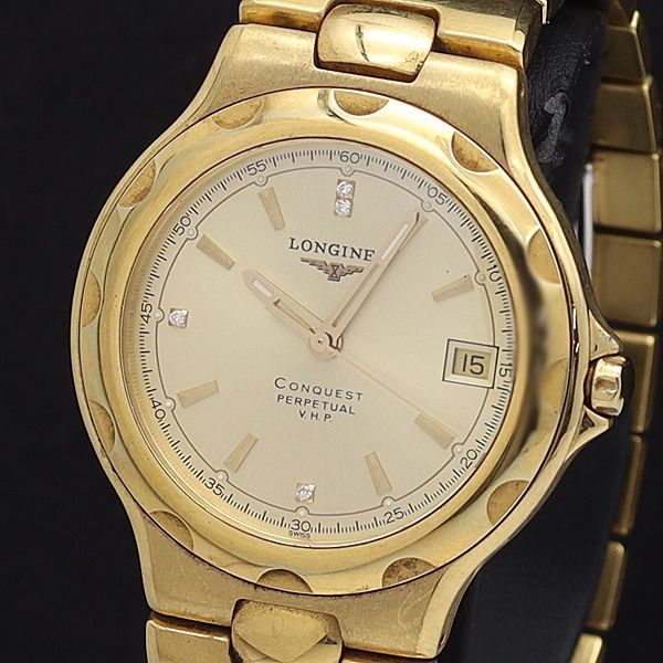 1円スタート】【訳アリ品】LONGINES ロンジン XL18 スクエア SS×革