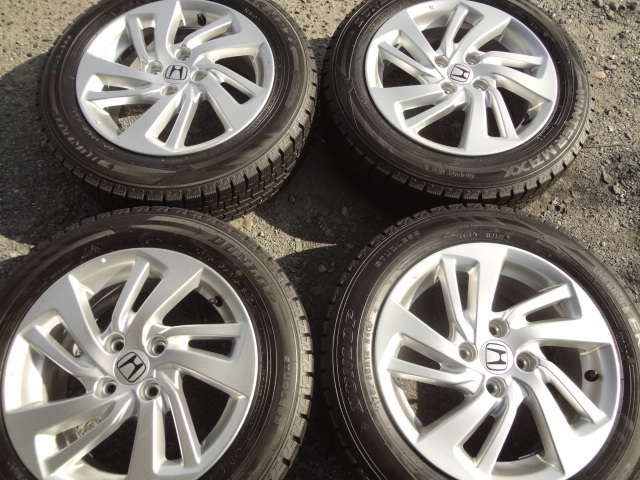 【送料格安】２１年・HONDA純正・フィット・インサイト・175/65R15・DUNLOP/WM02バリ溝８ｍｍ！！