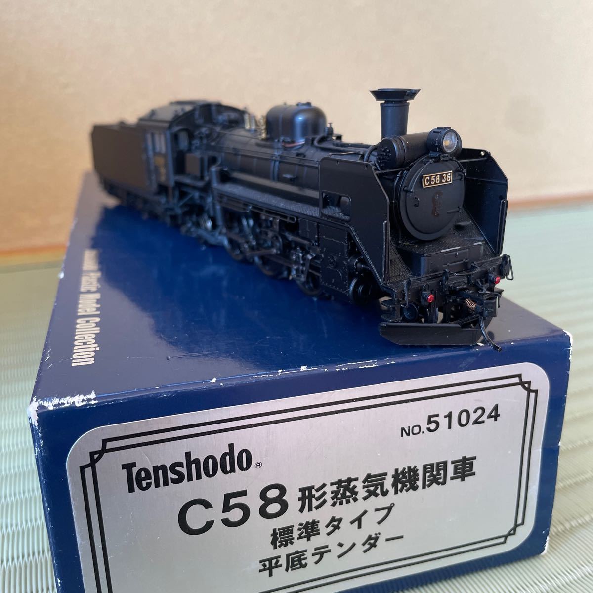 天賞堂 鉄道模型 HO C58形蒸気機関車 標準タイプ平底テンダー 51024