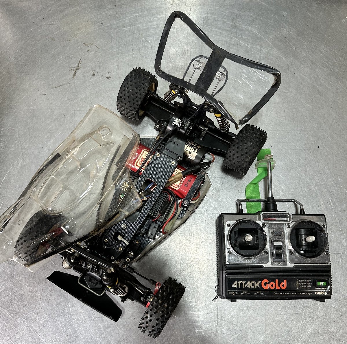 動作未確認 TAMIYA タミヤ 電動RCレーシングバギー 当時物 田宮模型