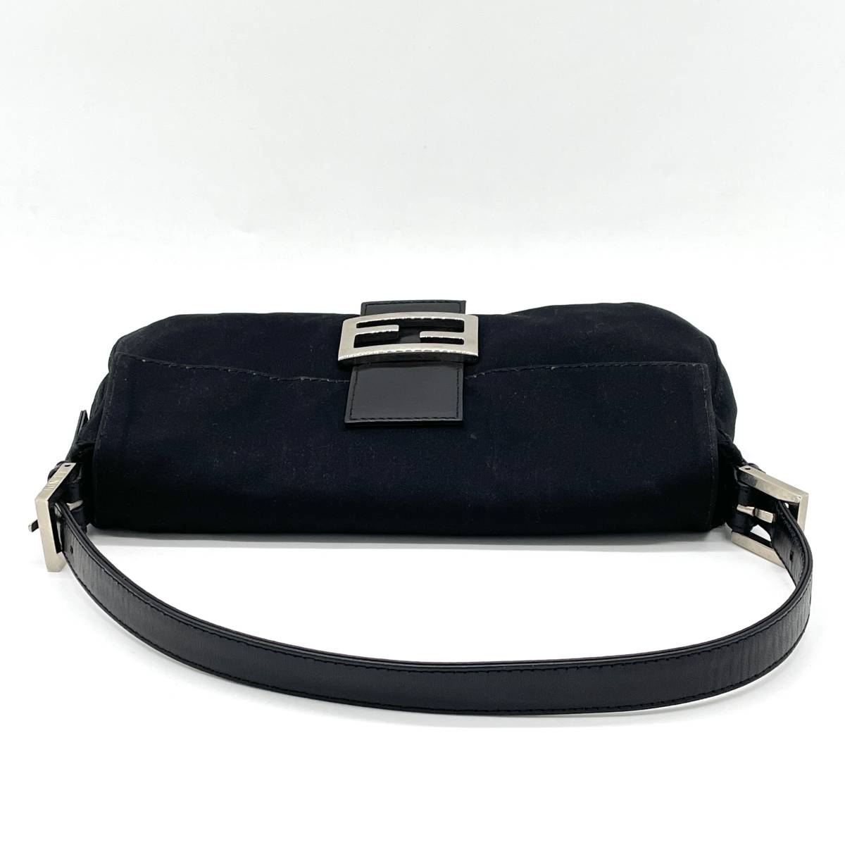 1円 FENDI フェンディ マンマバケット コットンジャージー ブラック 黒 