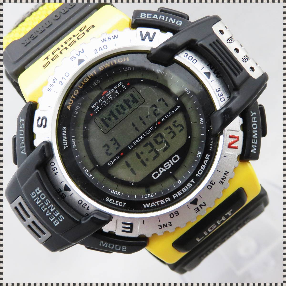 カシオ プロトレック PRT-40UJ デジタル メンズ 腕時計 稼働品 