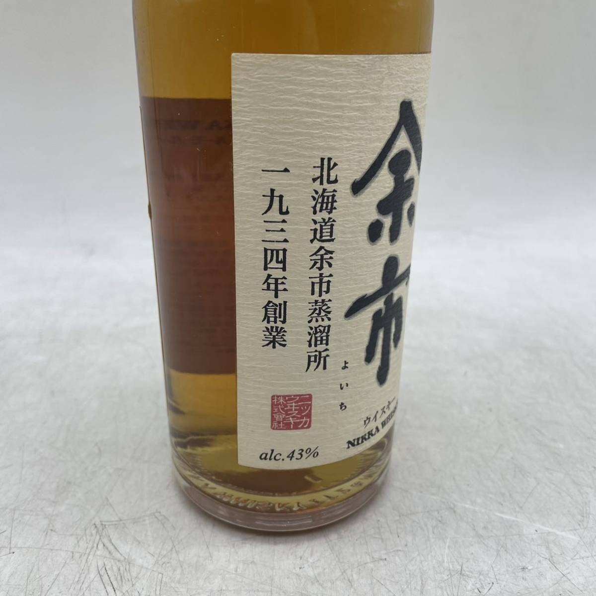 ◇1円～ ニッカ 北海道余市蒸溜所 10年 シングルモルト 180ml 43 