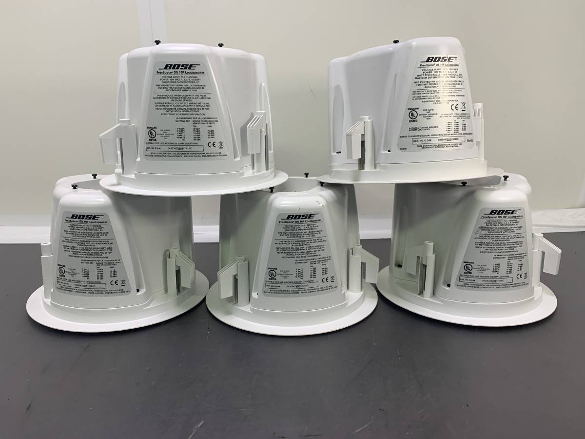 1116 ○ BOSE Free Space DS 16F Loud Speaker 5台セット 天井埋め込み