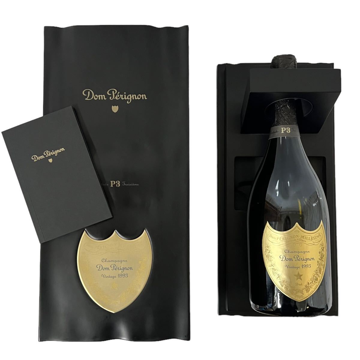 ③ ★未開栓 正規品★今回のみ送料無料〜ドンペリニヨン Dom Perignon P3 1993 シャンパン ヴィンテージ 果実酒 750ml 12.5% 箱・冊子付き
