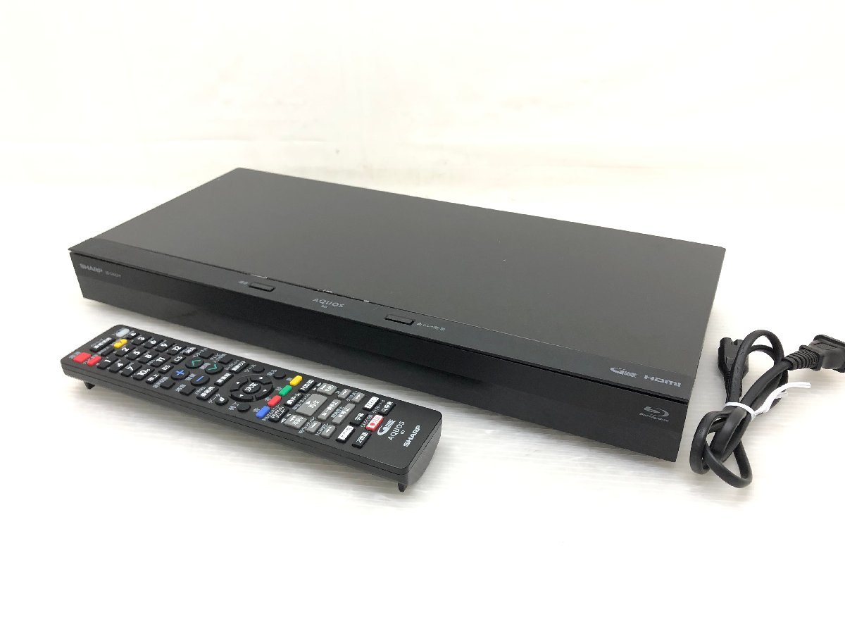 ジャンク 通電確認 SHARP シャープ AQUOS ブルーイレコーダー BD-HDW22