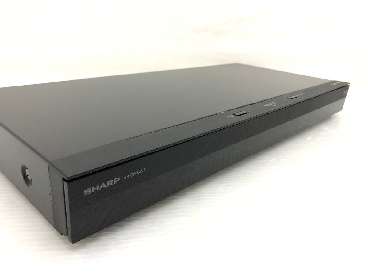 ジャンク 通電確認 SHARP シャープ AQUOS ブルーイレコーダー BD-HDW22