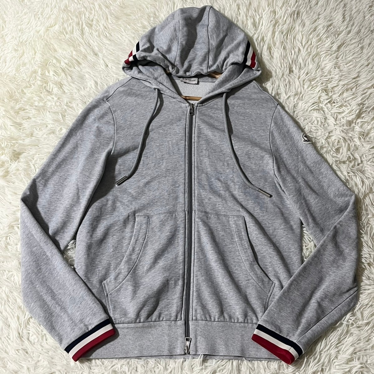 極美品/XLサイズ○モンクレールMONCLER ジップアップパーカー