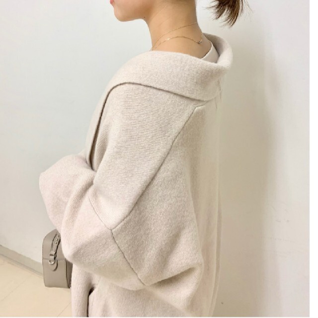 ∞ IENA イエナ 《追加》ニット ガウン コート カシミヤブレンド