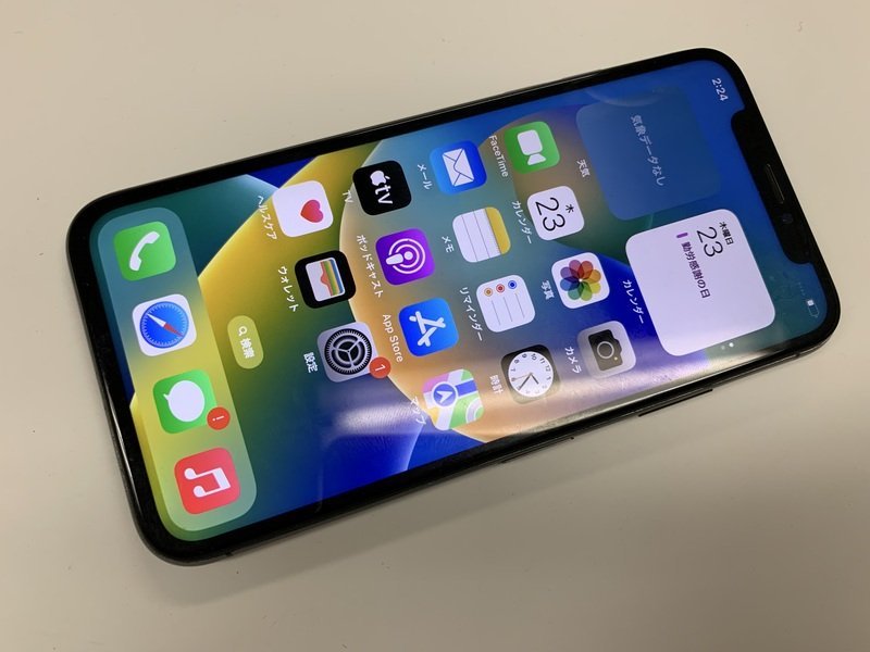 16 iPhoneX スペースグレイ SIMフリー 美品 X SIMフリー iPhone 64GB