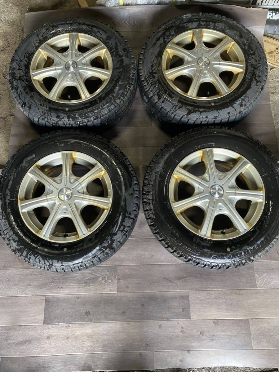 バリ溝 2019年製 BRIDGESTONE ICEPARTNER2 スタッドレス 185/70R14 5.5