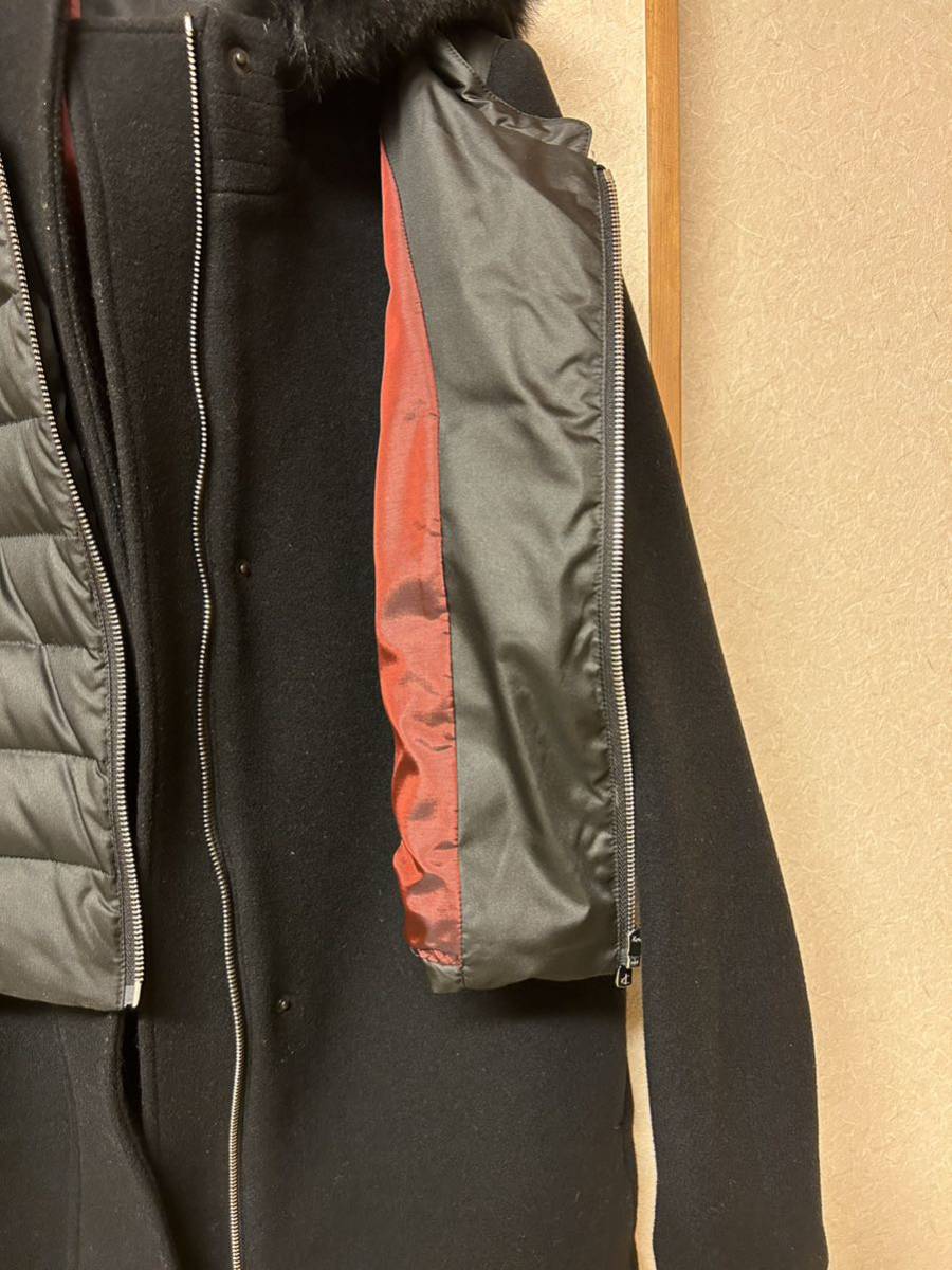 DOUBLE STANDARD CLOTHING メルトンダウンコート ベスト DOUBLE 