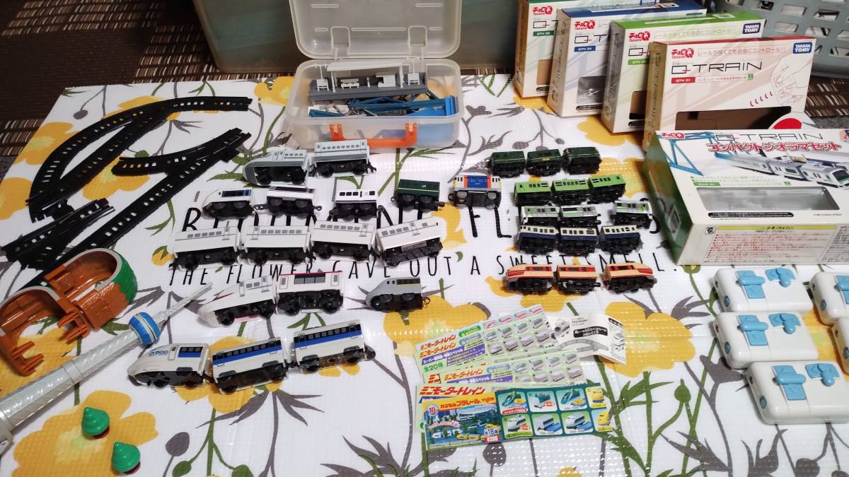 タカラトミー チョロQ QTRAIN キュートレイン 中古 5個 オマケ付き