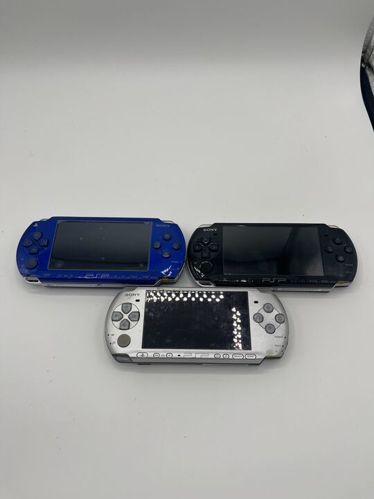 1円 SONY ソニー プレイステーション ポータブル PSP ジャンク ゲーム PCP3000 3台 まとめ売り