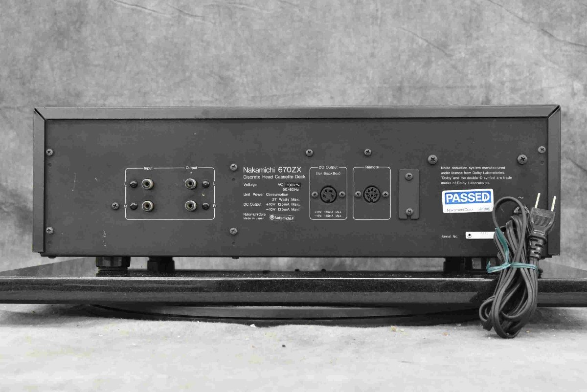 F☆Nakamichi ナカミチ カセットデッキ 670ZX ☆ジャンク品