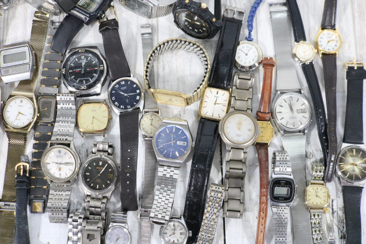 ト滝】腕時計57点 おまとめ セイコー SEIKO CITIZEN シチズン カシオ 