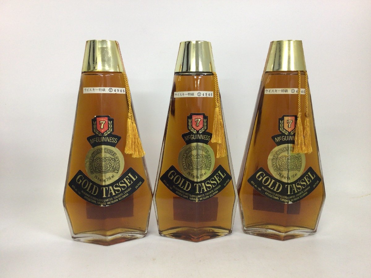 105 ゴールド タッセル 7年 3本セット【重量番号:6】