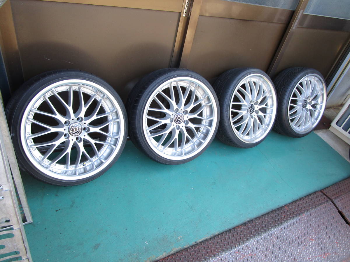 中古 深リム PRECIOSO DECORAR 19インチ 8.5J +40 9.5J +45 PCD114.3 