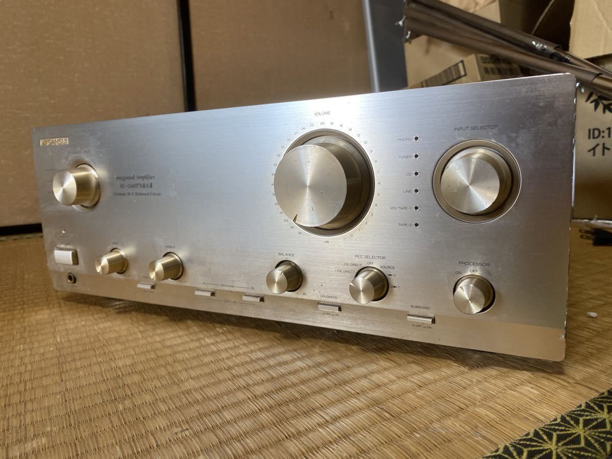 サンスイ SANSUI AU-α607NRA Ⅱ プリメインアンプ ジャンク プリメイン