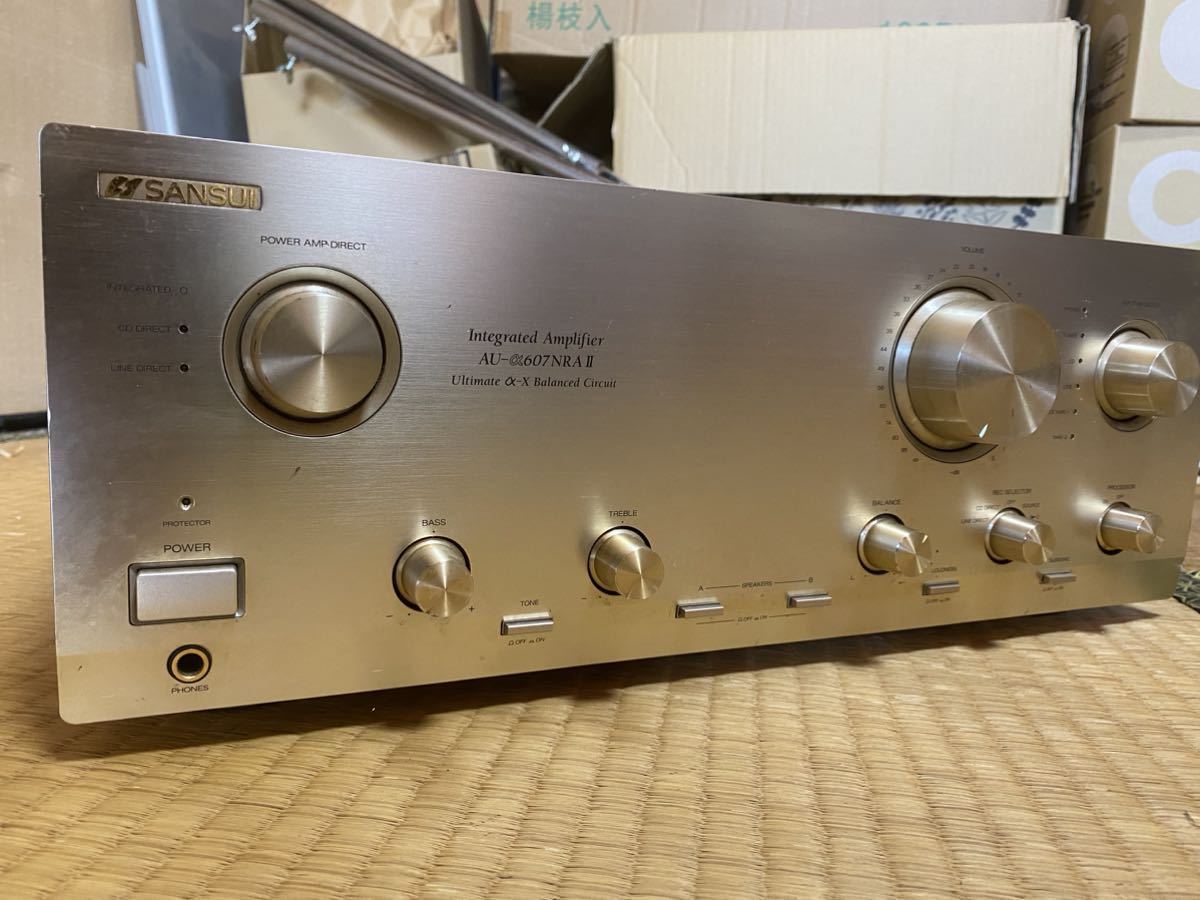 サンスイ SANSUI AU-α607NRA Ⅱ プリメインアンプ ジャンク プリメイン