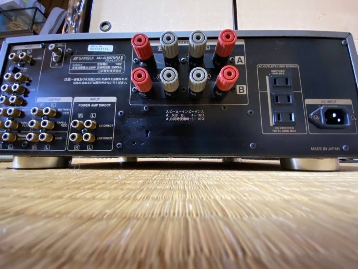 サンスイ SANSUI AU-α607NRA Ⅱ プリメインアンプ ジャンク プリメイン