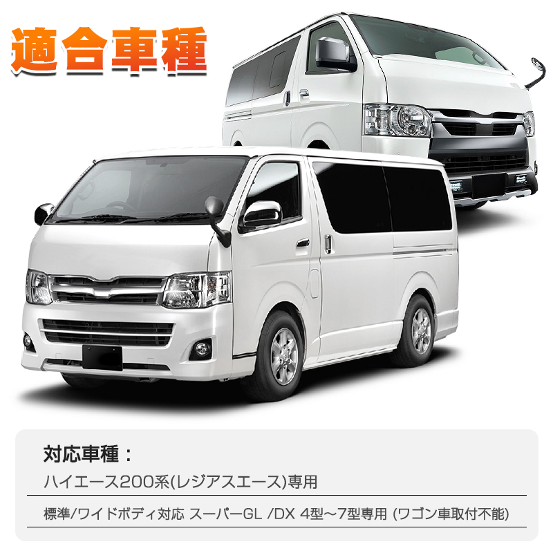 ハイエース リアゲート開閉アシストグリップ 200系 ブルー リアゲート