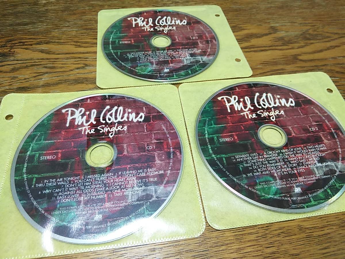●PHIL COLLINS　THE SINGLES (3CD EDITON) ディスクのみ　GENESIS_1