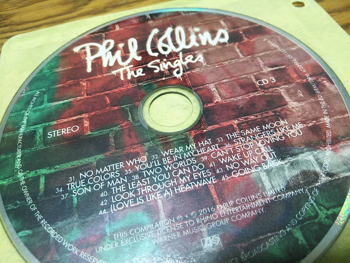 ●PHIL COLLINS　THE SINGLES (3CD EDITON) ディスクのみ　GENESIS_4