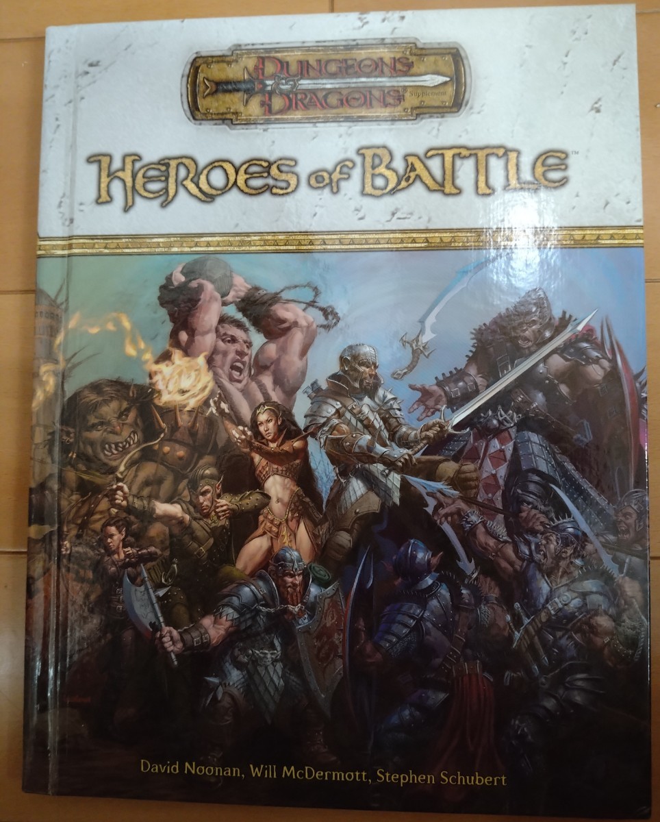 TRPG D&D 3.5版 英語版 heros of battle