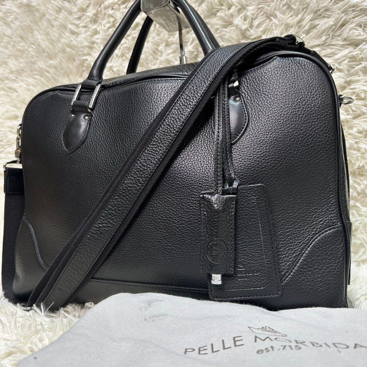 ペッレモルビダ 【極美品】 PELLE MORBIDA ビジネスバッグ ショルダー 