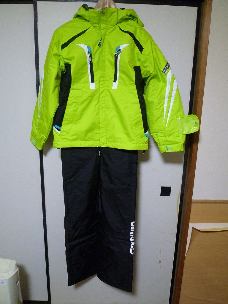 GOLDWIN スキーウェア 160サイズ ライムグリーン/ブラック Goldwin スキーウェア サイズ S 160cm Goldwin 160cm公式