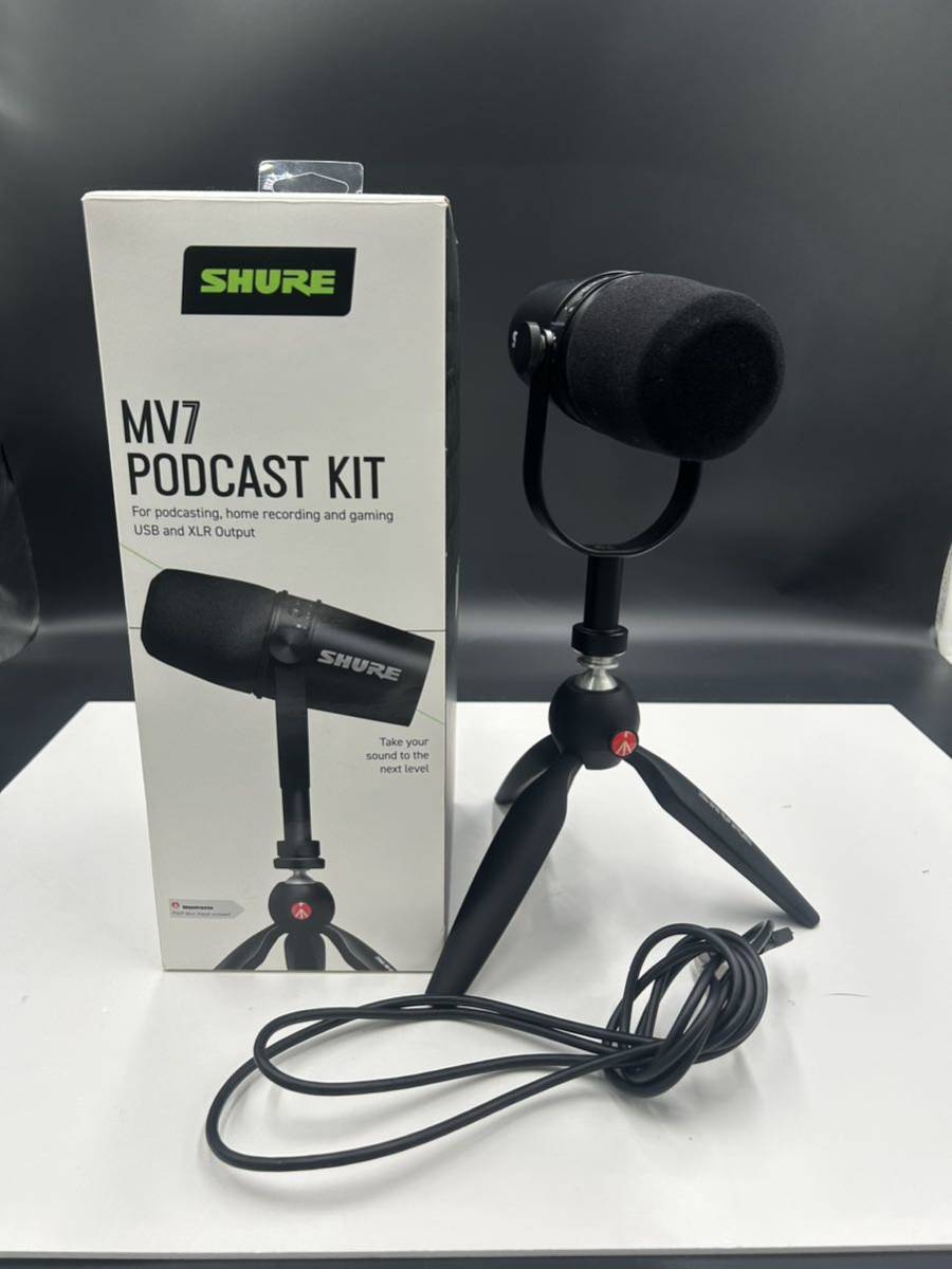 ☆# SHURE シュア MV7PODCAST KITキャストキット マイク ダイナミック